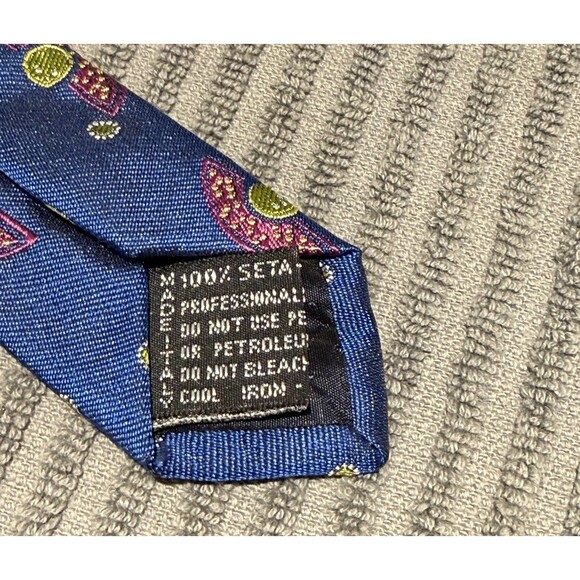 Gianni Versace Tie, 100% Silk, Made In Italy. Vintage 90s - Picture 5 of 6